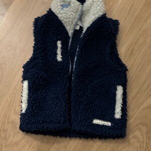 BBC Sherpa navy vest. 12-18 months.